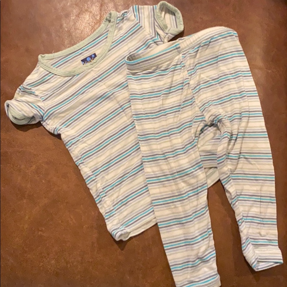 Kickee Pants Pajama Set - EUC 12-18 Months